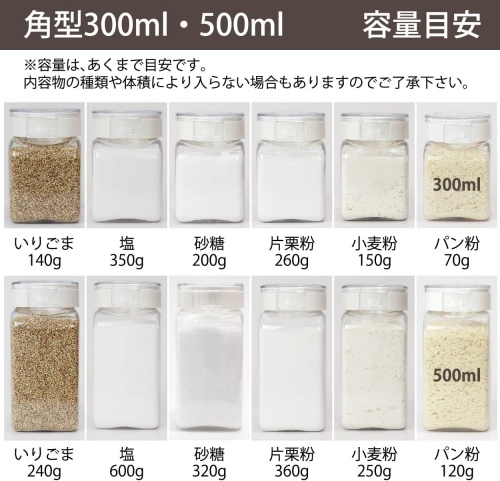 タケヤの密閉保存容器